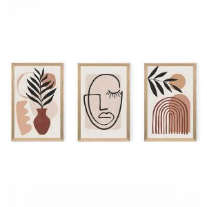 Картина Temora triptyque с дигитален печат 33x0.3x48см