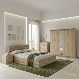 Комплект за спалня Olympus Sonoma с легло 160x200 см, 5 части