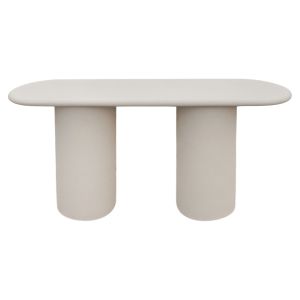 Console Kenji HM6584.02 fiber cement in light beige -- 140X40X78 cm.