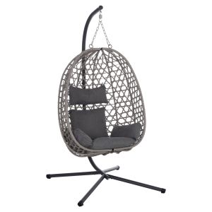 CRAB-NEST NESTA HM6468.01 GREY METAL (STEEL) &amp;amp; PEARL 100X100X190CM.
