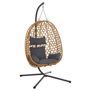 CRAB-NEST NESTA HM6468.05 BLACK METAL (STEEL) - BROWN PEARL 100X100X190CM.