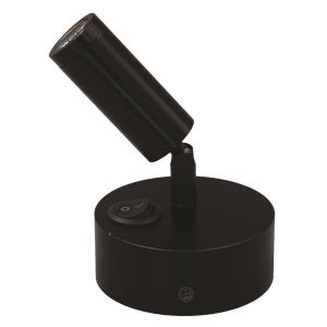 Moving LED light 3W 195LM 3000K black Plus Arte Illumina Plus