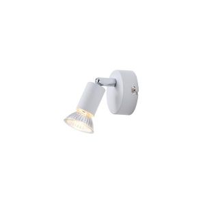 Metal movable spotlight 1XGU10 Max 7W 70X70X105MM white Arte Illumina Vorras