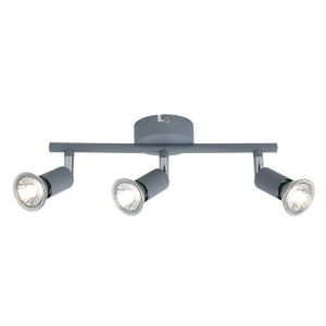 Metal movable spotlight 3 lights 3XGU10 Max 7W 300X80X125MM gray Arte Illumina Vorras