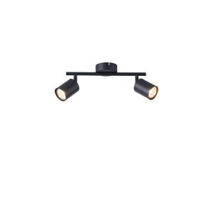 Metal spotlight 2XGU10 Max 7W 300X130 mm black Arte Illumina Olymp