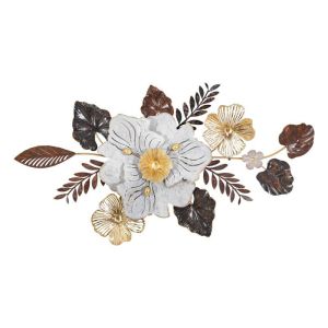 Metal wall decorative plate FL0433 bronze-white-gold color 90X6X48CM