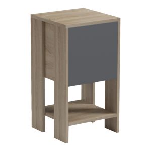 Нощно шкафче Reppo sonoma-антрацит 30x30x55см