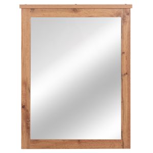 Mirror Carys HM314.12 melamine in natural wood color 73X4 (THICKNESS)X93HCM.