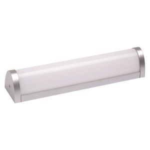 Полилей за баня алуминиево-пластмасов Led 8W 650LM 4000K 350X75X66MM IP44 сребърен материал Arte Illumina Iron