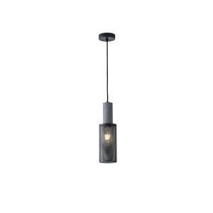 Полилей от бетон и метал, единична лампа, 1XΕ27 Max 15W Ø100X1840MM, черен, Arte Illumina Scouro