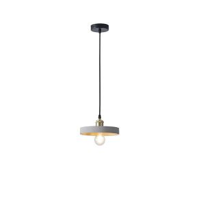 Полилей от бетон и метал, единична лампа, 1XΕ27 Max 15W Ø210X1575MM, сива, Arte Illumina Yeso