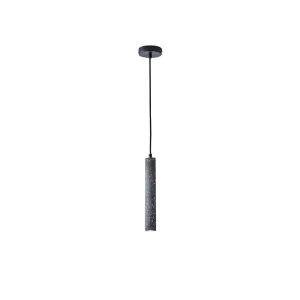 Полилей от бетон, единична Led лампа, 3W, 280LM, 3000K, Ø45X1800MM, черен, Arte Illumina Salpico