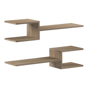 Стенни рафтове Sumpa 2 бр. Sonoma 65x20x18 см