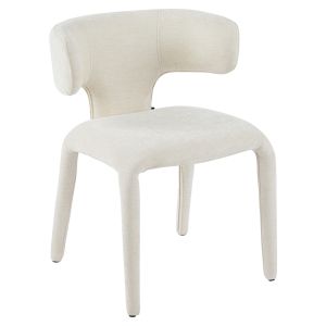 DINING CHAIR BIEN HM18361.02 ECRU LINEN FABRIC 49.5X55.5X76CM.