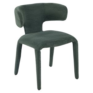 DINING CHAIR BIEN HM18361.04 GREEN FABRIC 49.5X55.5X76CM.