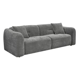 Триместен диван Junoa HM3333.01 сив плат 228X89X74ВСМ.