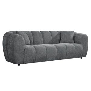 Триместен диван Opale SM3319.01 сив плат 230X96X76ВСМ.