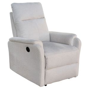 ФОТЬОЙЛ RELAX С ЕЛЕКТРИЧЕСКО РЕГУЛИРАНЕ НА ОБЛЕГАЛКАТА SYNTHIA HM3309.01 БЕЖОВ ПЛАТ 75X87X102ВСМ.
