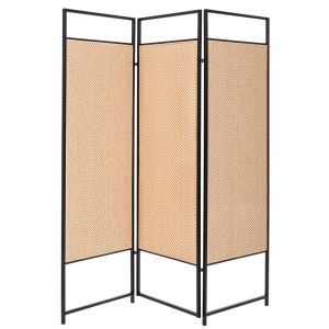 Черен метален параван 120X160 см
