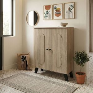 Шкаф за обувки Cathi Sonoma 80x34x95см