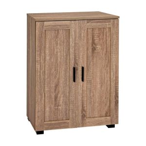 Шкаф за обувки с колелца Cubo с 4 рафта, цвят сив дъб, 60X33X84СМ