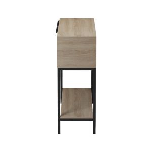 Nordic console in sonoma black 90x29.5x76cm
