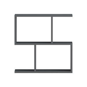 Wesmol Помощна маса-етажерка антрацит 50x20x50см