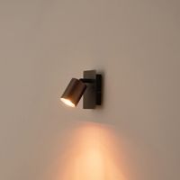Aluminum Spot Lamp 1XGU10 Max 7W 120X120MM Gray Arte Illumina Luxy