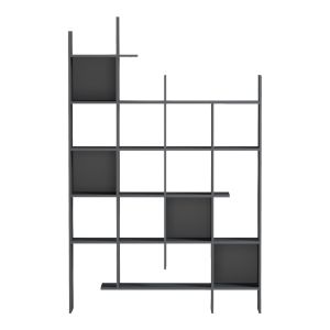 Библиотека Manco антрацит 122x25.5x188см