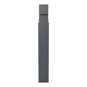 Библиотека Manco антрацит 122x25.5x188см