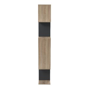Библиотека Mito sonoma-antracit 108.5x25x161см