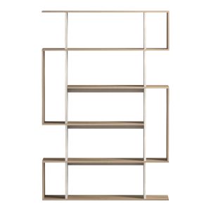 Библиотека Mito sonoma-beige, мраморен вид, 108.5x25x161см