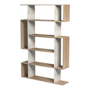 Библиотека Mito sonoma-beige, мраморен вид, 108.5x25x161см