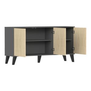 Buffet Billie anthracite-sonoma 149x40x77cm
