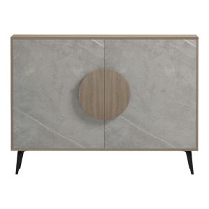 Buffet Gora sonoma - beige marble look 110x35.5x82cm