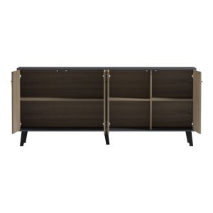 Buffet Tuscany sonoma-anthracite 180x40x78.6cm