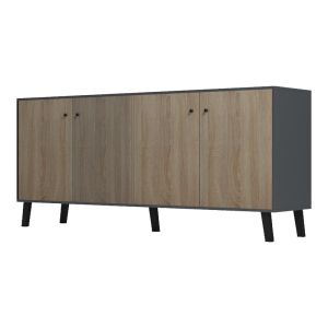 Buffet Tuscany sonoma-anthracite 180x40x78.6cm
