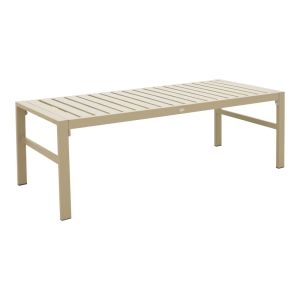 Градински сет Gardenly I, 4 части, алуминий, цвят капучино, със сиво-бежови възглавници