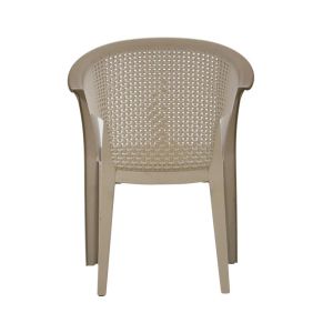 Garden chair Melina beige color 62X43X86CM