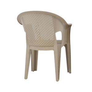 Garden chair Melina beige color 62X43X86CM