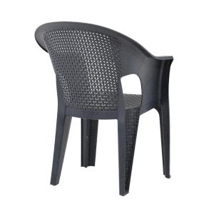 Garden chair Melina charcoal color 62X43X86CM