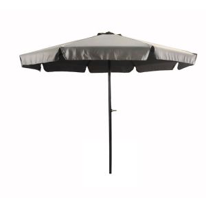 Garden umbrella 2005 3 meters with 8 blades gray cloth Pfc