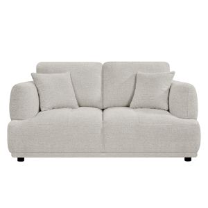 Двумесен диван Structo HM3330.02 светло бежов плат 168X94X88ВСМ.