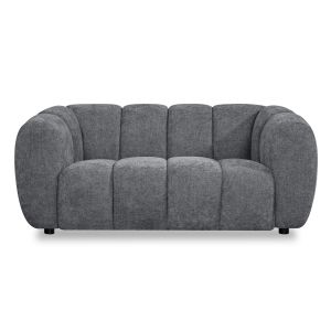 Двумесен диван, Opale, SM3320.01, сив плат, 177X96X76ВСМ.