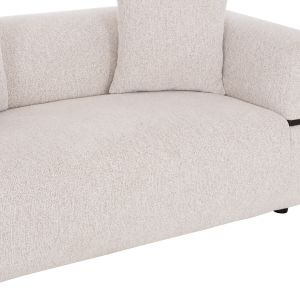 Двуместен диван Arctis HM3328.02 светлобежов плат 169X88X88 см.