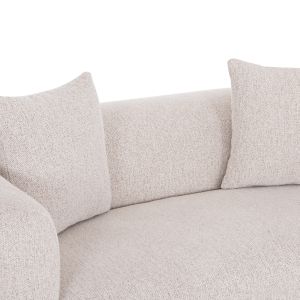 Двуместен диван Arctis HM3328.02 светлобежов плат 169X88X88 см.