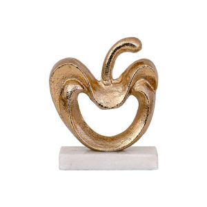 Decorative figurine Capsicum antique gold color 11X4X13CM