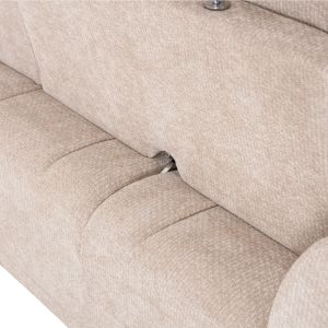 Десен ъглов 5-местен диван Myron SM3318.02R екру платов 290X110-225X110H