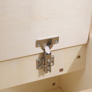 Children's bench with storage compartment Ricki HM18342.01 MDF and plywood in natural/cream color 63X43X47 cm.
