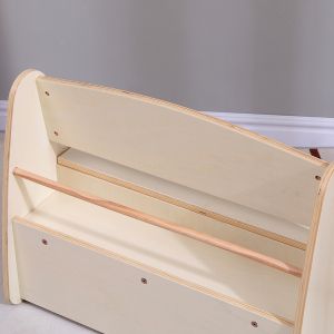 Children's bench with storage compartment Ricki HM18342.01 MDF and plywood in natural/cream color 63X43X47 cm.